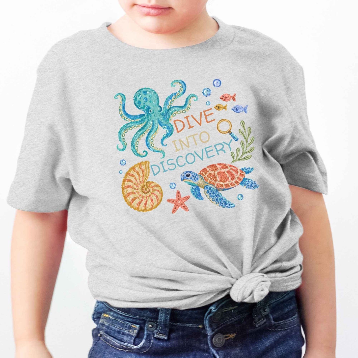 Ocean Explorer Shirt Marine Biology Kids Tee