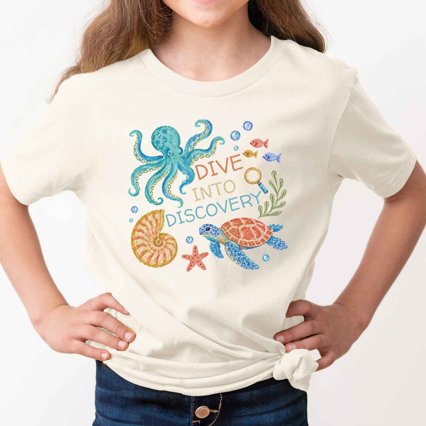 Ocean Explorer Shirt Marine Biology Kids Tee