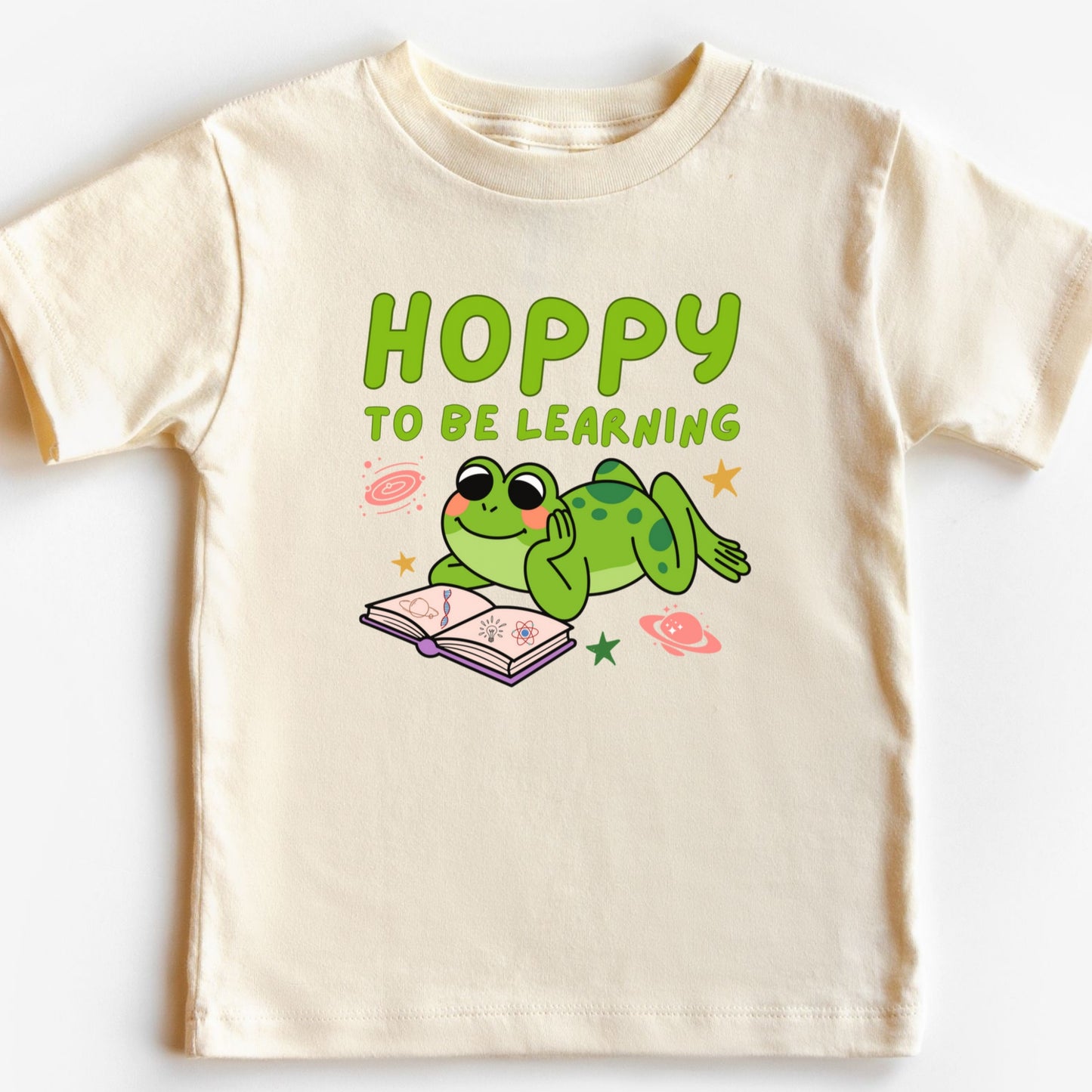 STEM Toddler Frog Science Shirt Hoppy Learning Tee