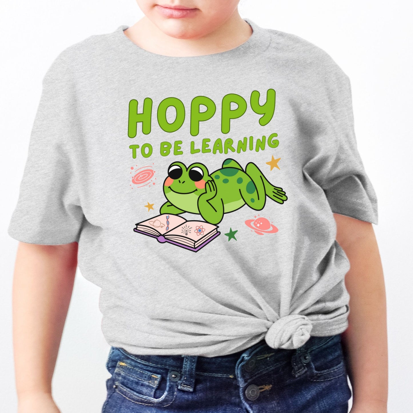 STEM Toddler Frog Science Shirt Hoppy Learning Tee
