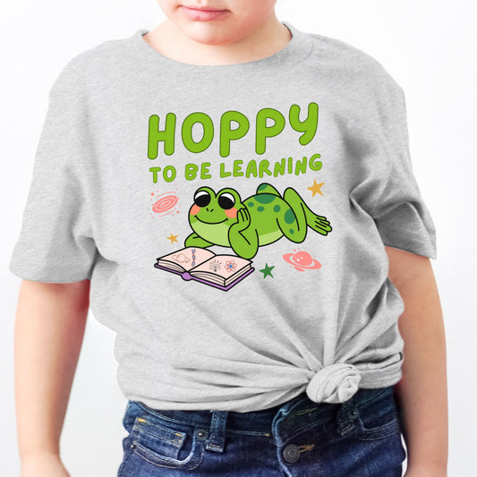 STEM Toddler Frog Science Shirt Hoppy Learning Tee
