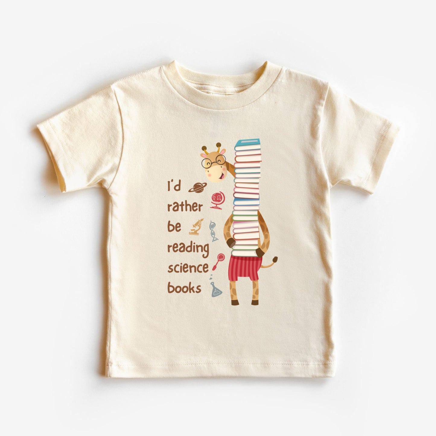 Kids Science Reading T-Shirt | STEM Book Lover Graphic Tee