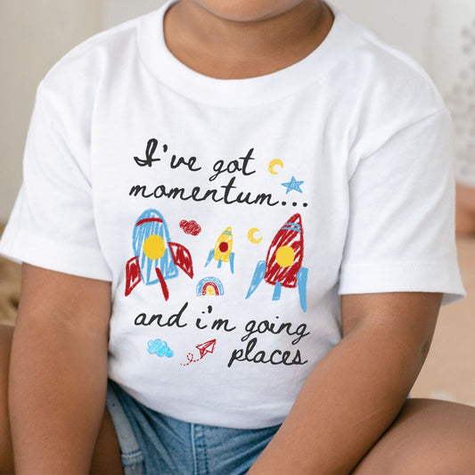 Toddler STEM Science Rocket T-Shirt for Curious Preschool Kids