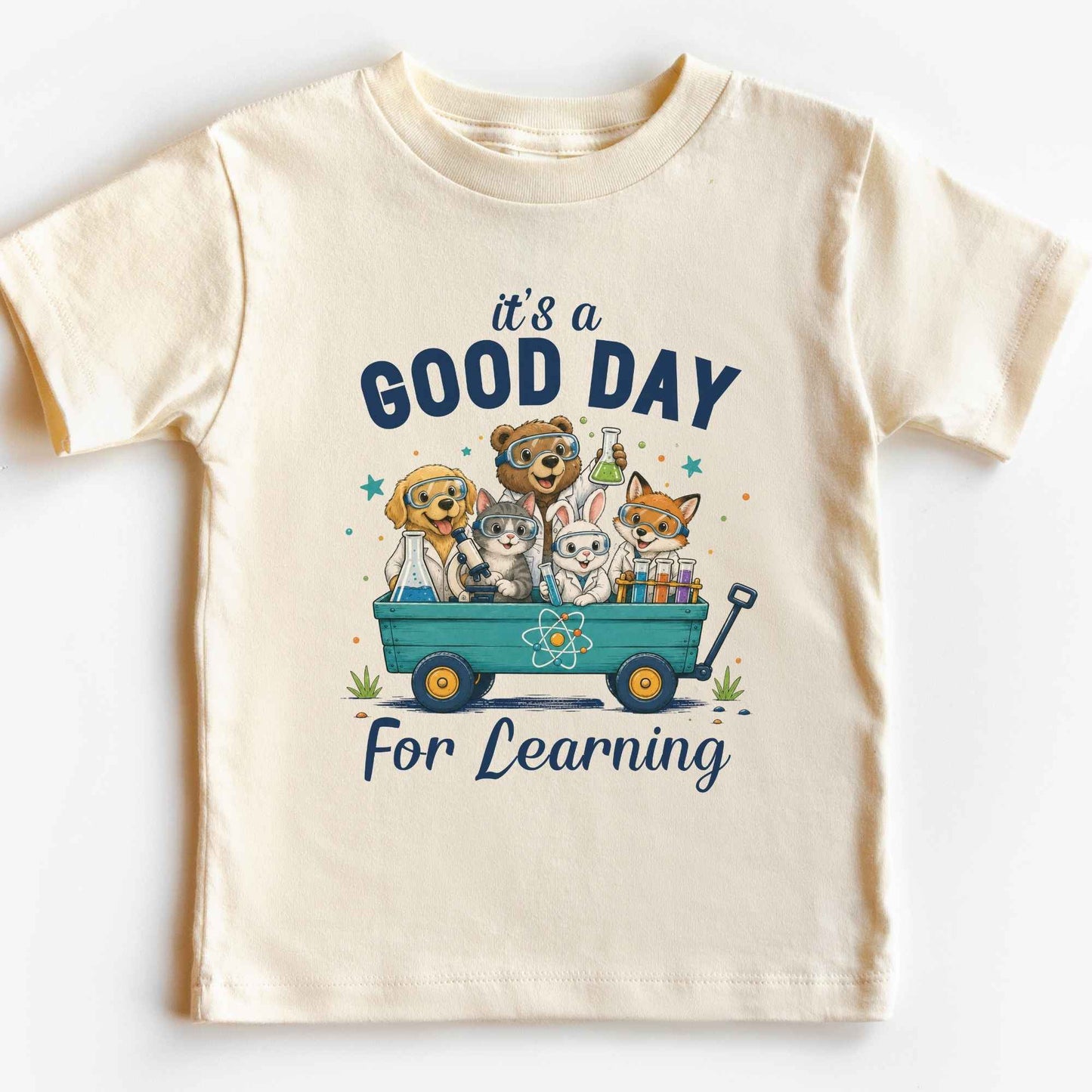 Kids Science Learning Shirt Animal Lab Tee