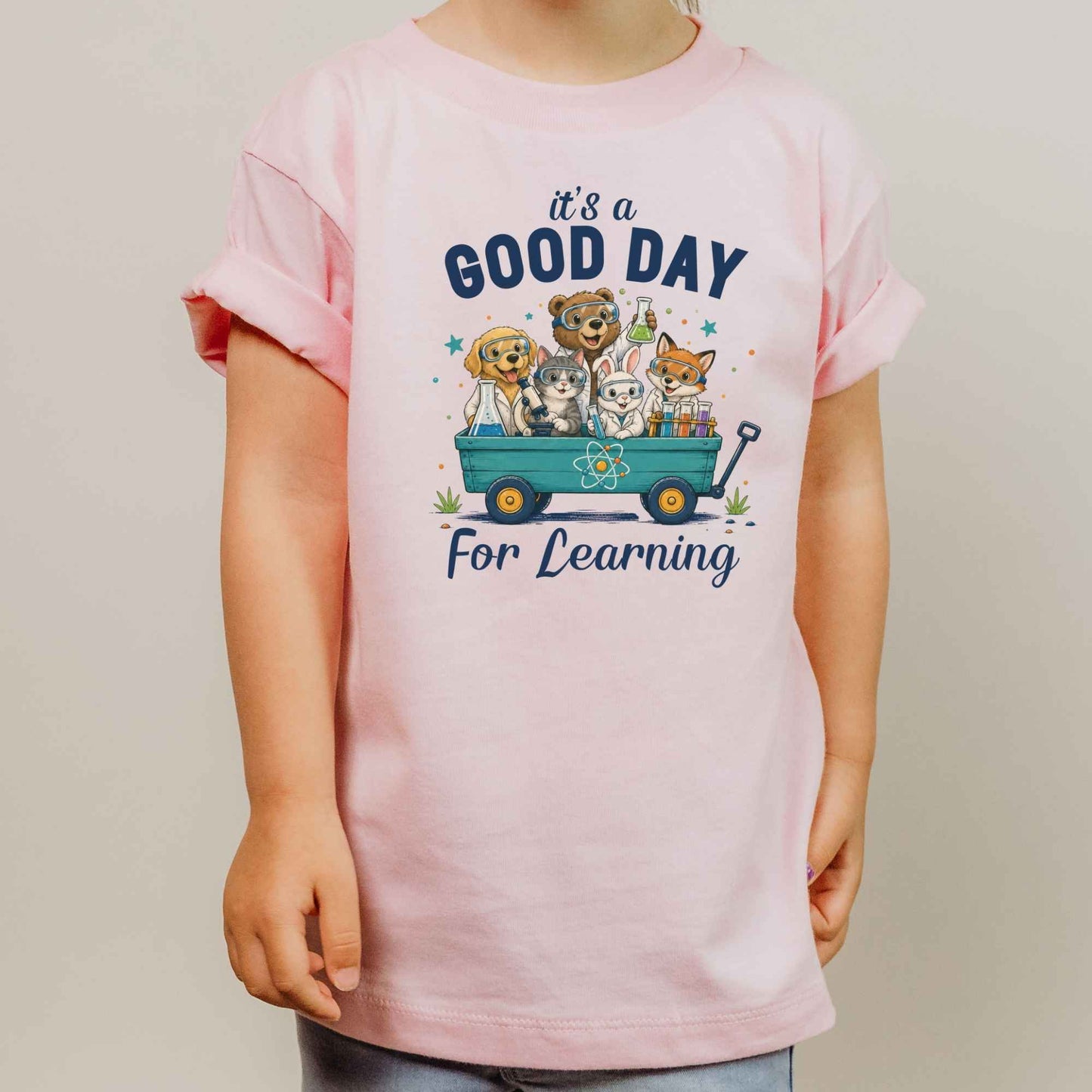 Kids Science Learning Shirt Animal Lab Tee