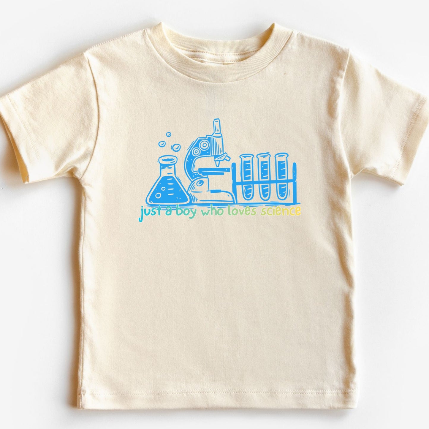 Youth STEM Science Shirt Just a Kid Who Loves Science Tee