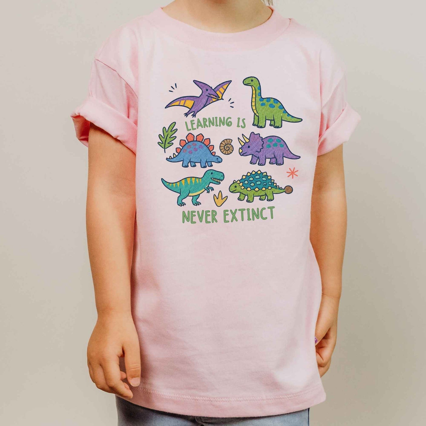 Dinosaur Learning Shirt Prehistoric Kids Tee