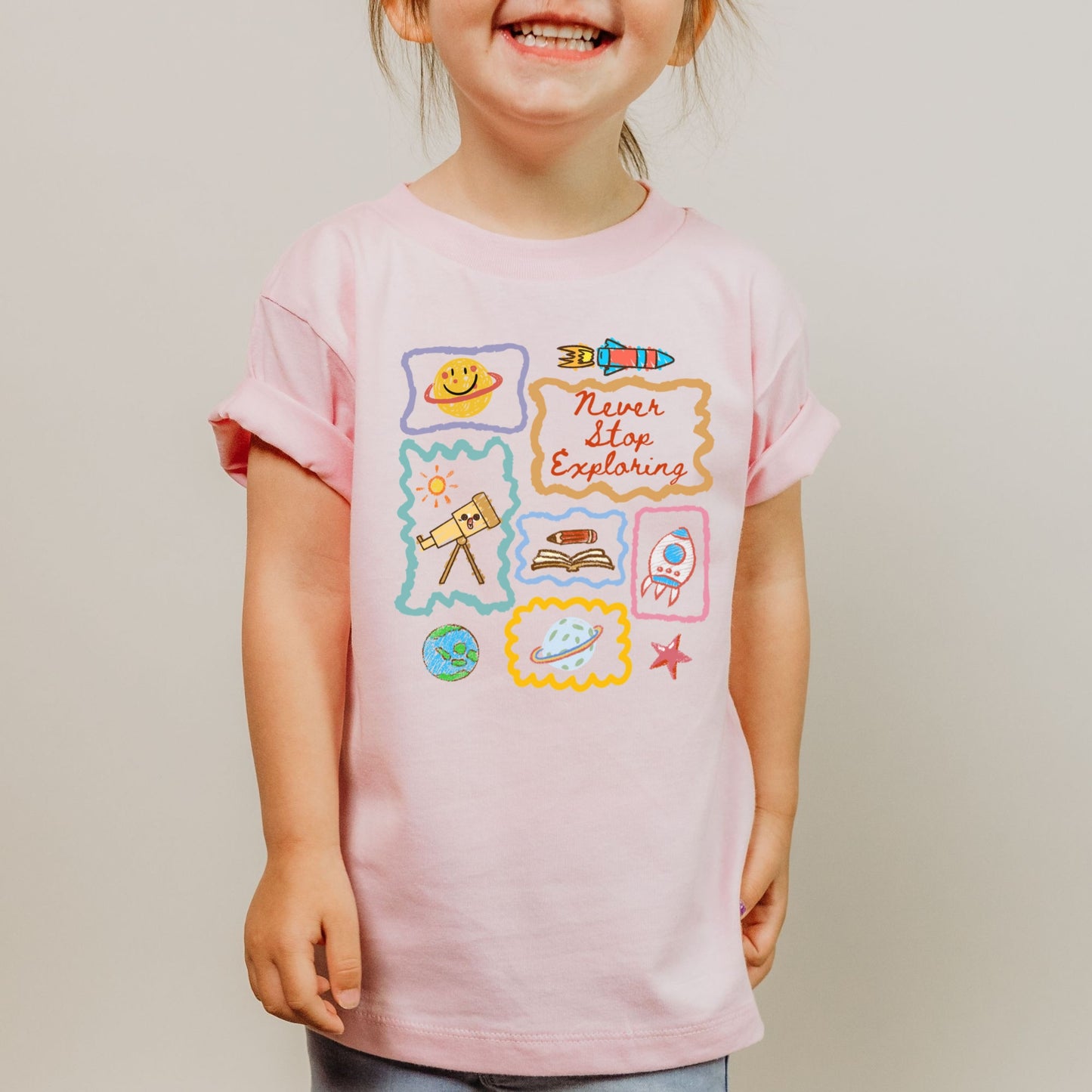 Kids Space Exploration T-Shirt
