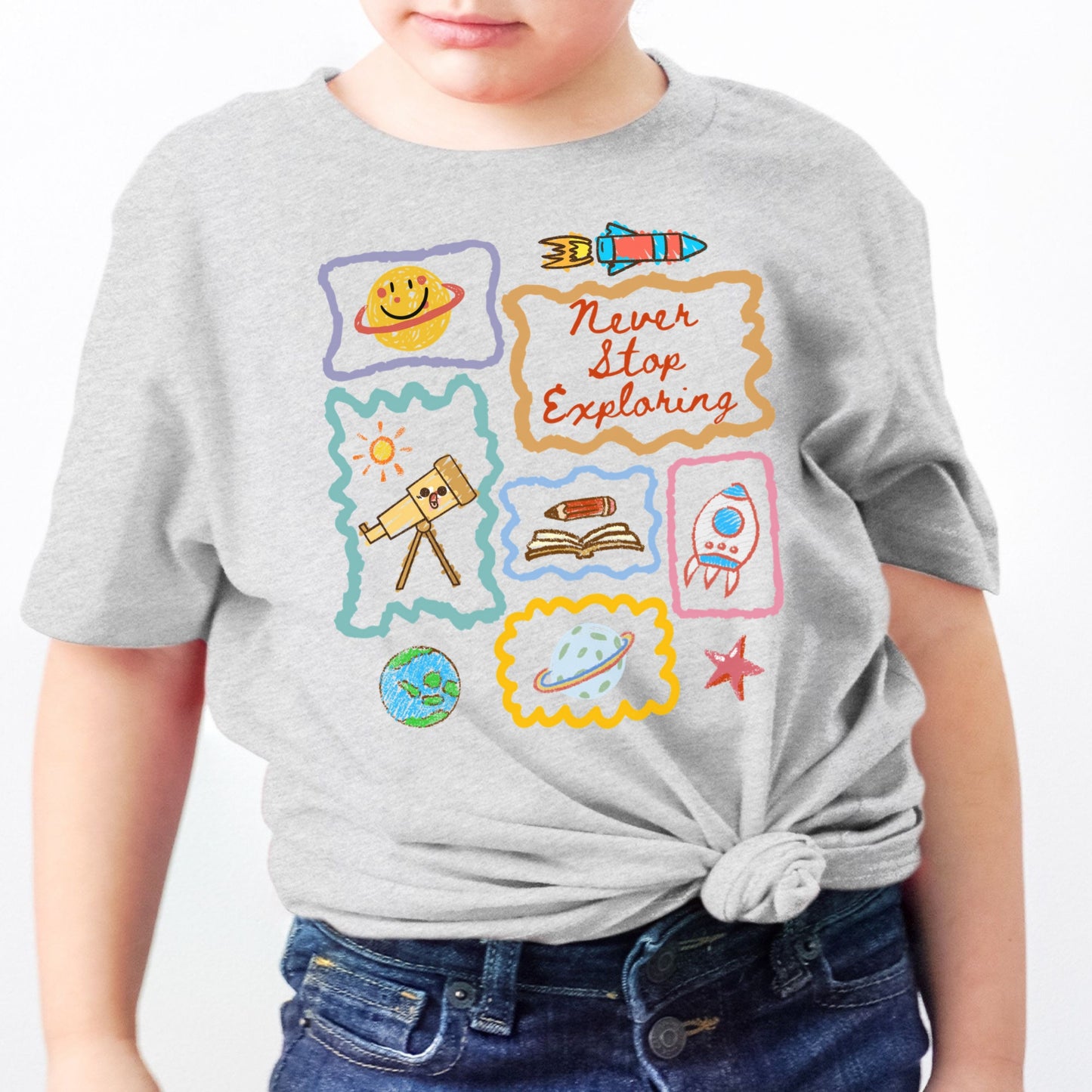 Kids Space Exploration T-Shirt