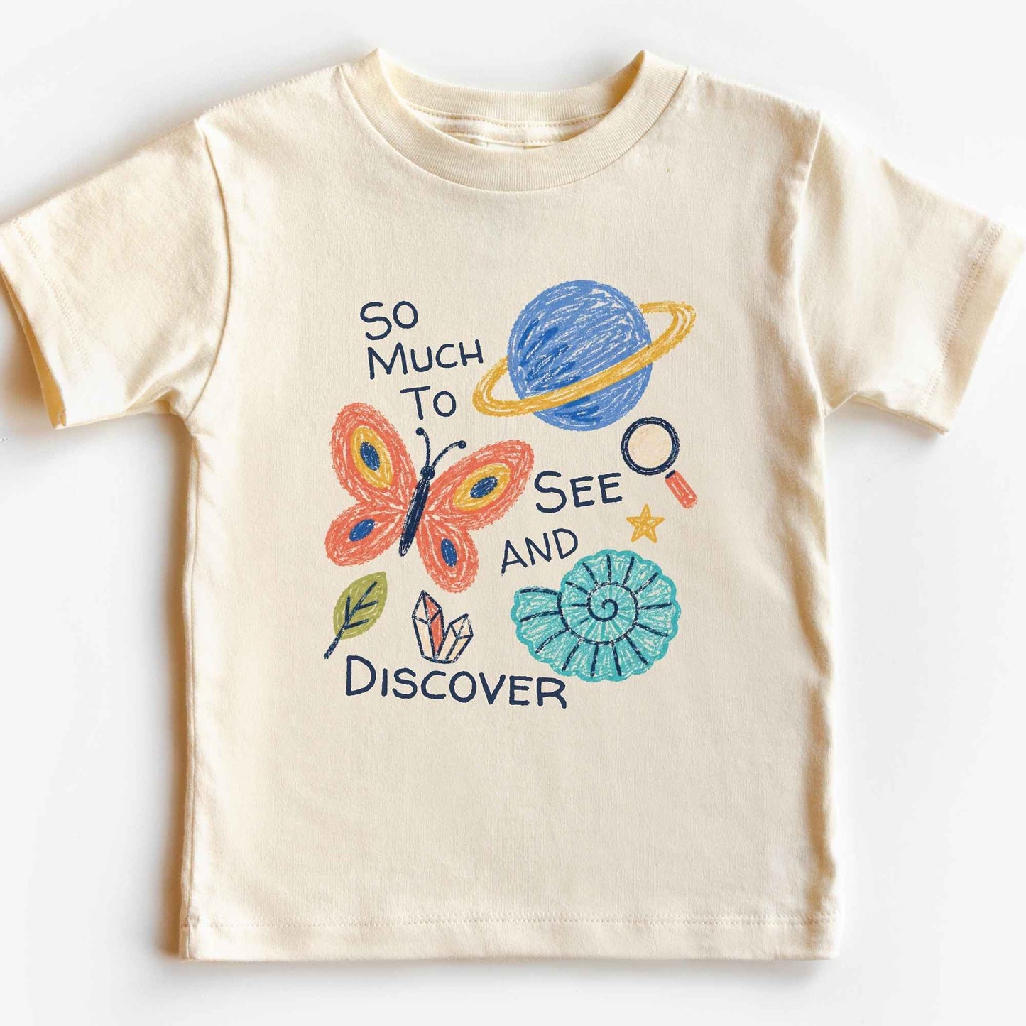 Curious Explorer Shirt Nature and Space Kids Tee