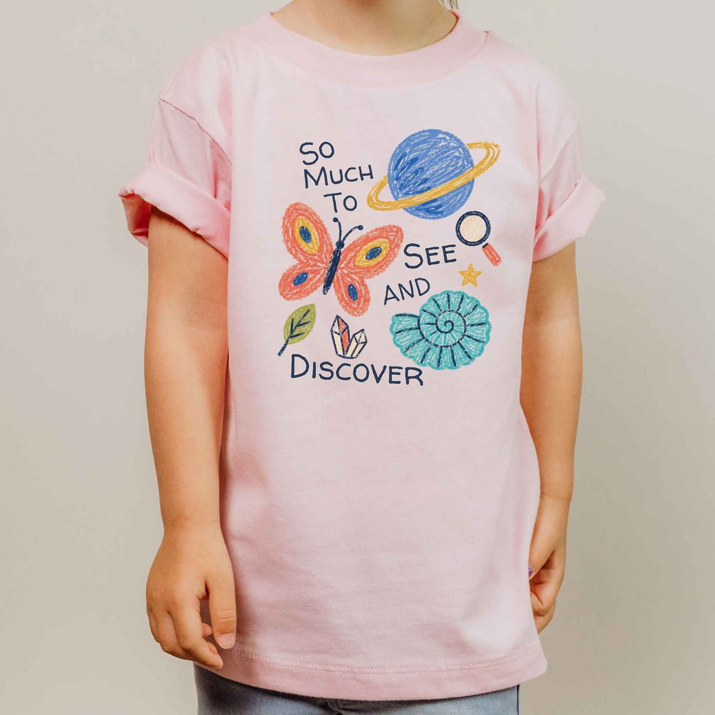 Curious Explorer Shirt Nature and Space Kids Tee
