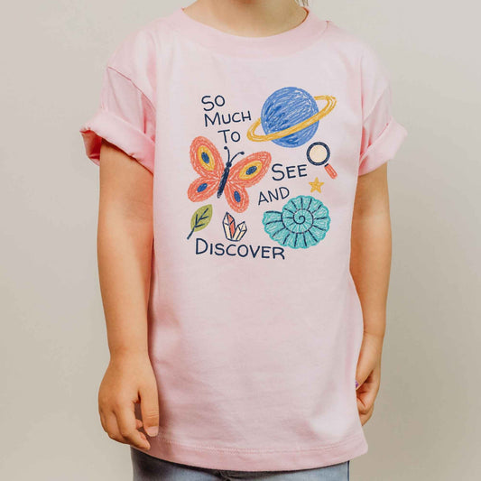 Curious Explorer Shirt Nature and Space Kids Tee