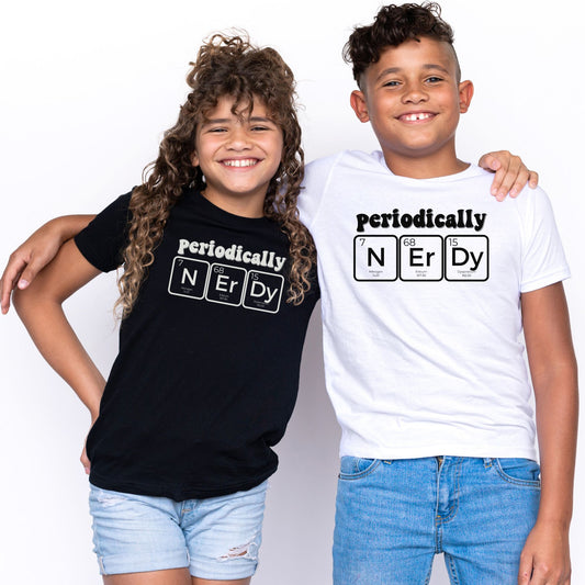 Periodically Nerdy 👩‍🔬🔬 Chemistry Kid Graphic Tee