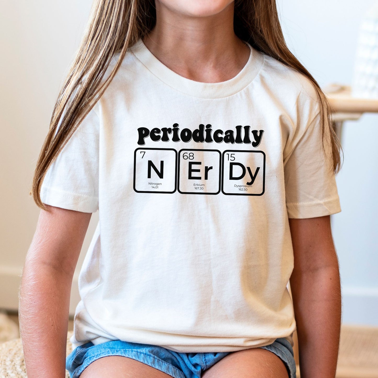Periodically Nerdy 👩‍🔬🔬 Chemistry Kid Graphic Tee
