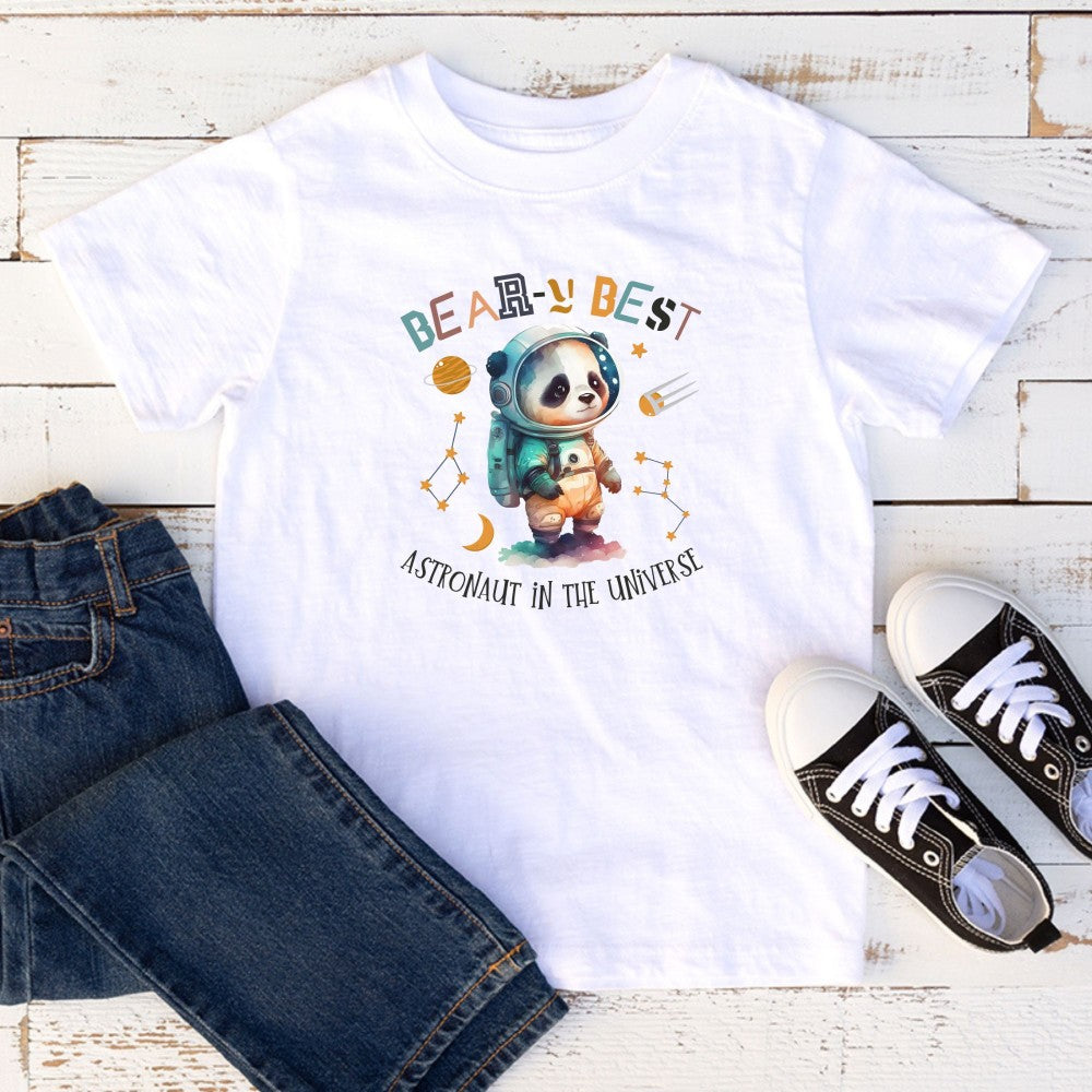 Beary-Best Astronaut In The Universe 🧸👨‍🚀 Toddler Graphic Tees