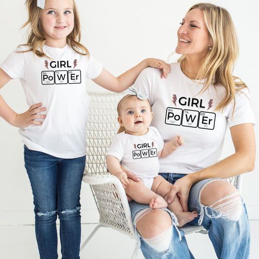 Girl Power ⚡💥 Mommy & Me Graphic Tees
