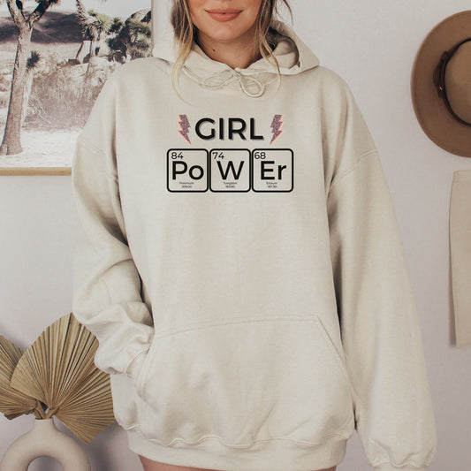 Girl Power ⚡💥 Adult Graphic Hoodies