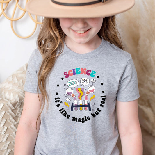 Science It's Like Magic But Real 👩‍🔬⚛ Youth Graphic Tee