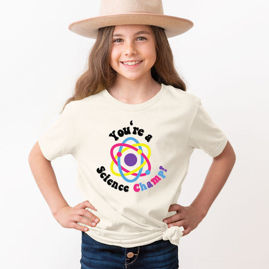 You Are A Science Champ 👩‍🔬🔎 Youth Graphic Tee