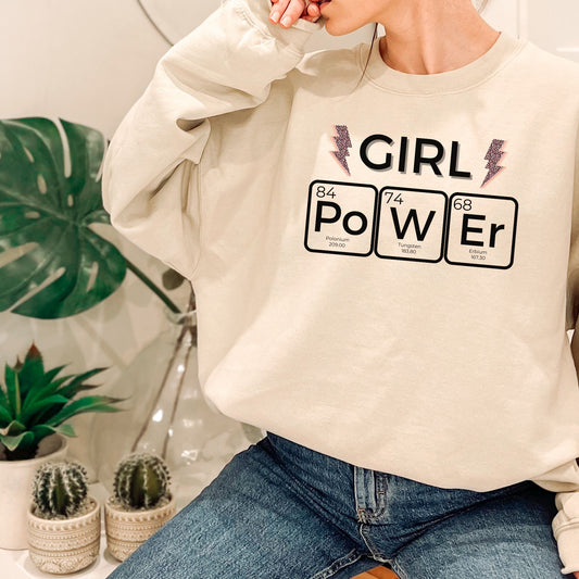 Girl Power ⚡💥 Adult Graphic Sweatshirt