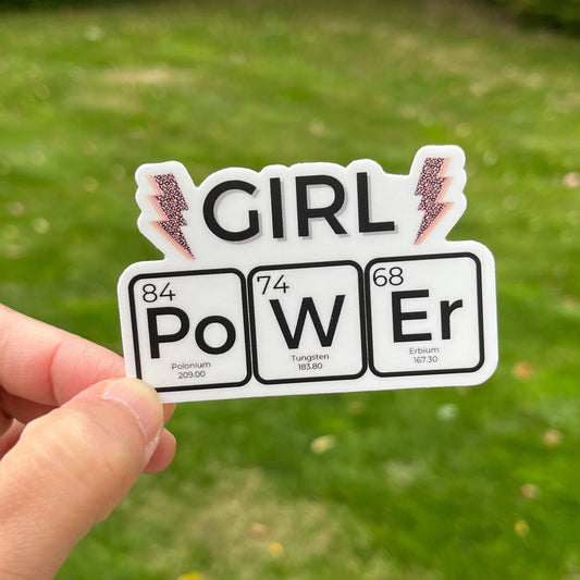Girl Power 💥⚡ Vinyl Sticker