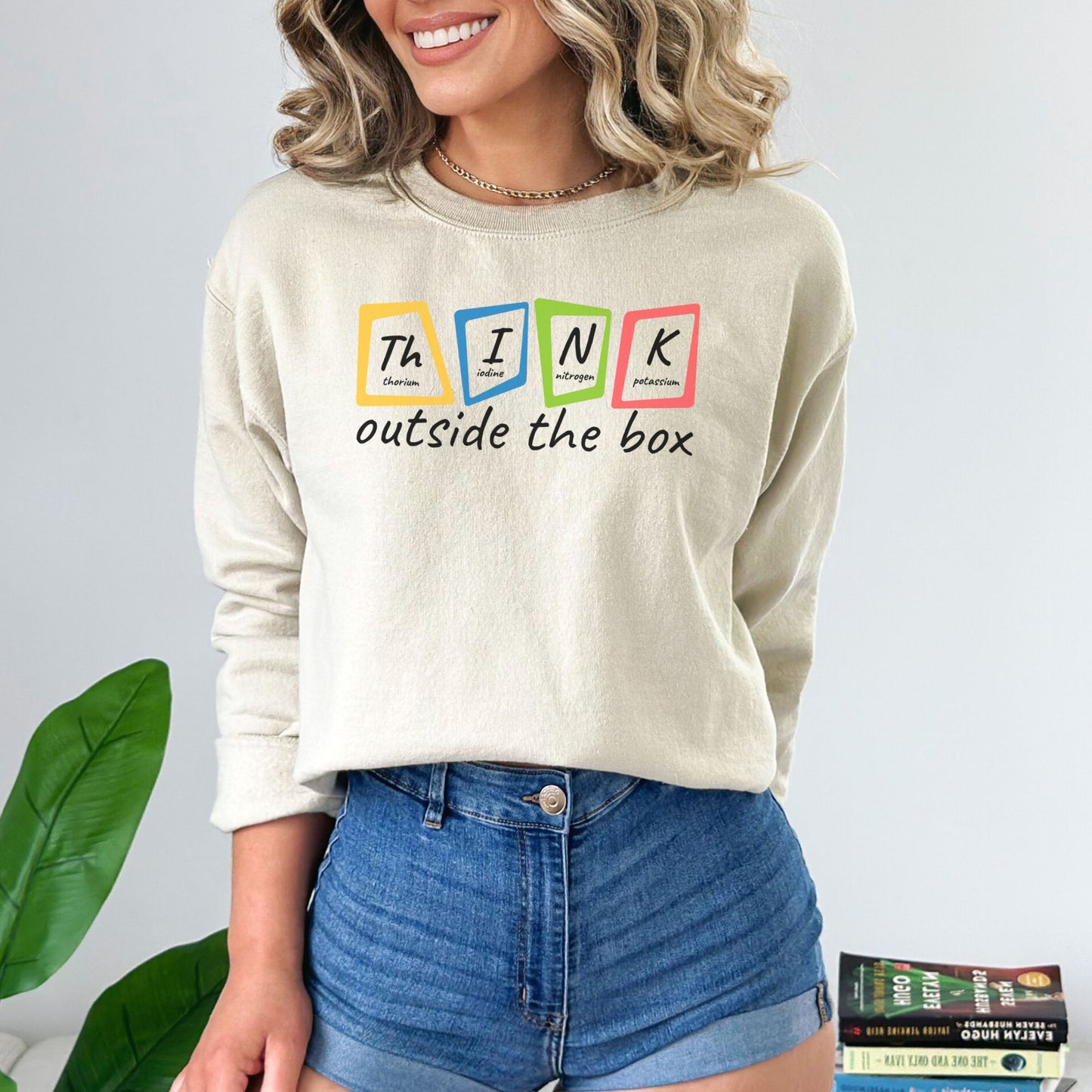 Think Outside the Box 🧩💡 Sweatshirt