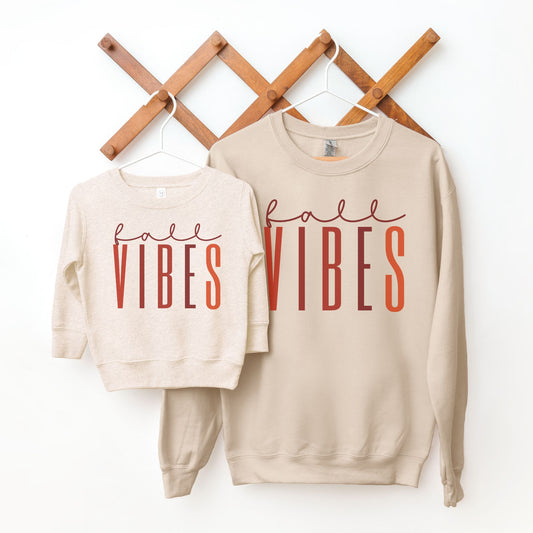 Fall Vibes 🍂🧡 Matching Mom and Mini Fall Sweatshirt
