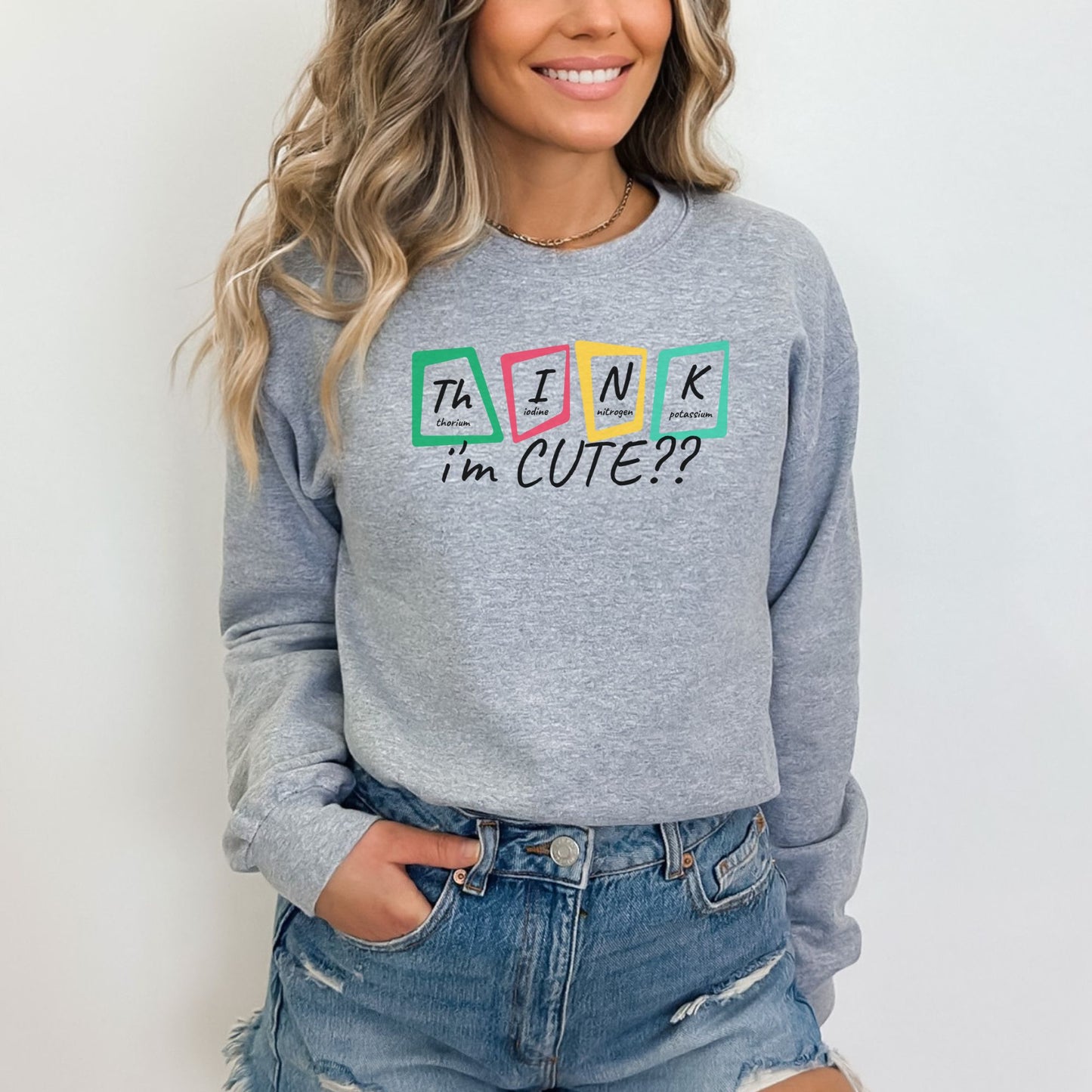 Funny Chemistry Think Series ⚛️😂 Sweatshirt