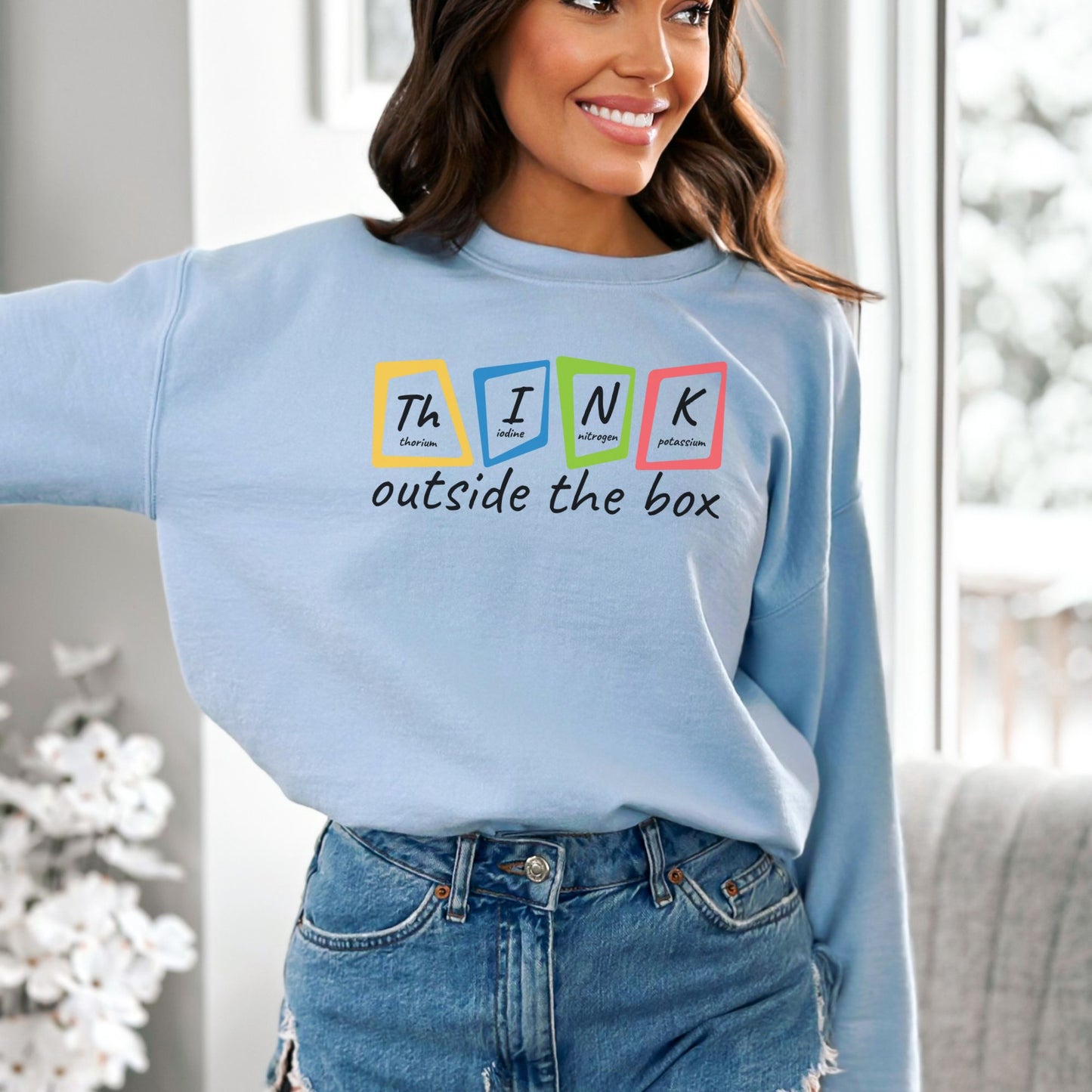 Think Outside the Box 🧩💡 Sweatshirt